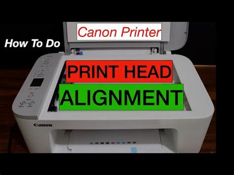 printer head alignment canon pixma|Align the Print Head From a Windows PC .